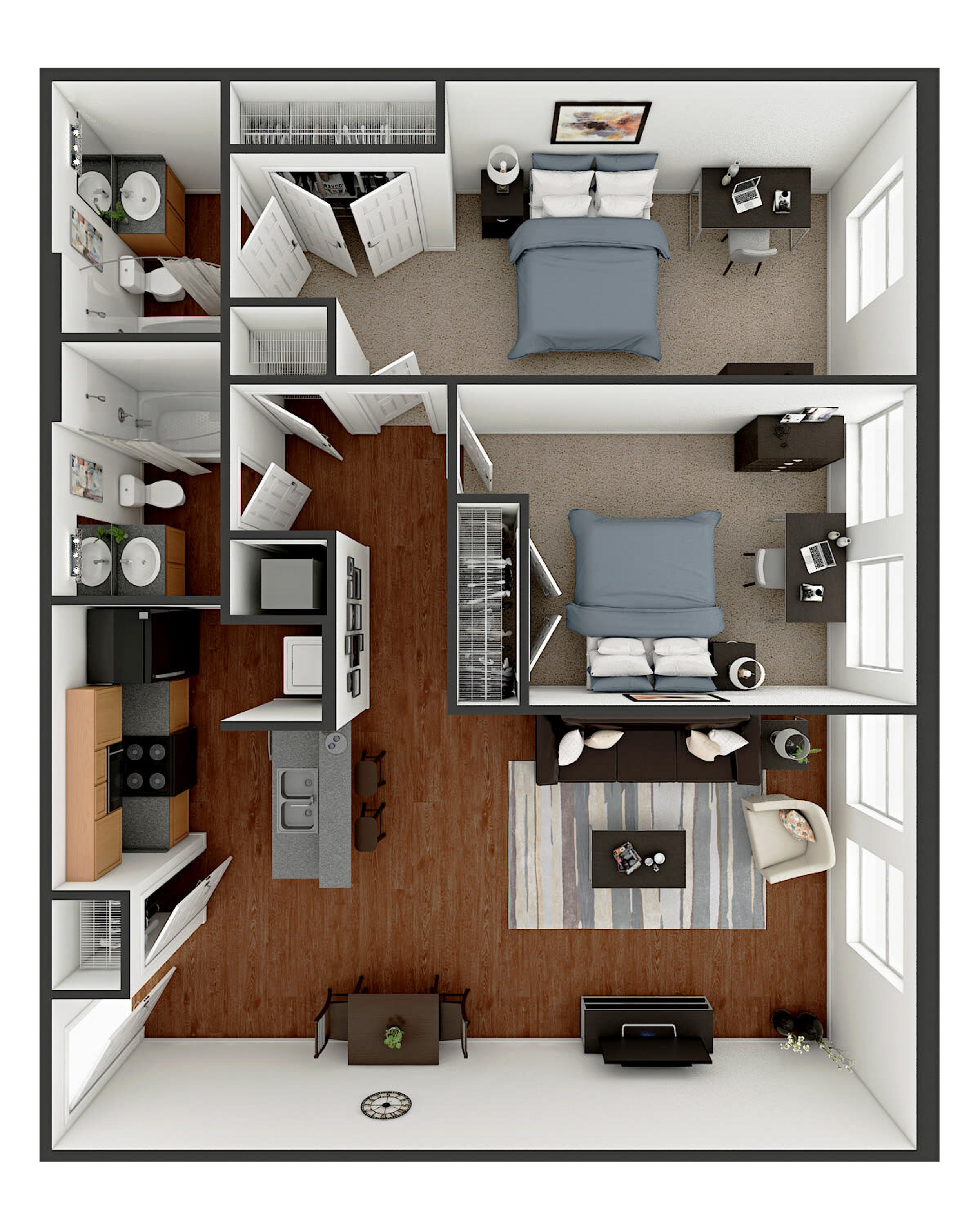 The Delphi floorplan